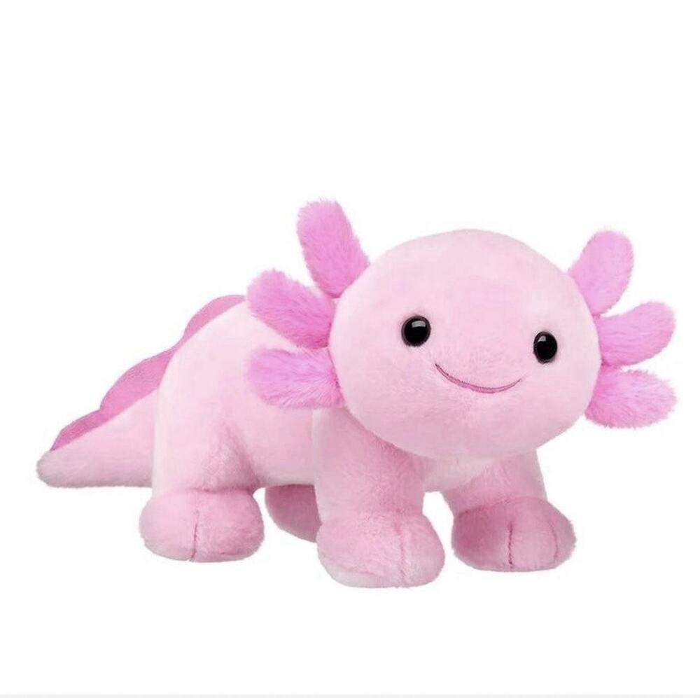 BUILD A BEAR Exclusive Pink AXOLOTL 18" Stuffed Animal Plush Toy BAB